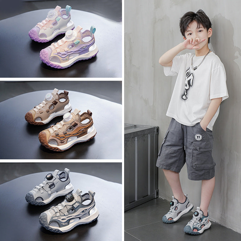 AquaStride Kids Premium Closed-Toe Beach Sandals