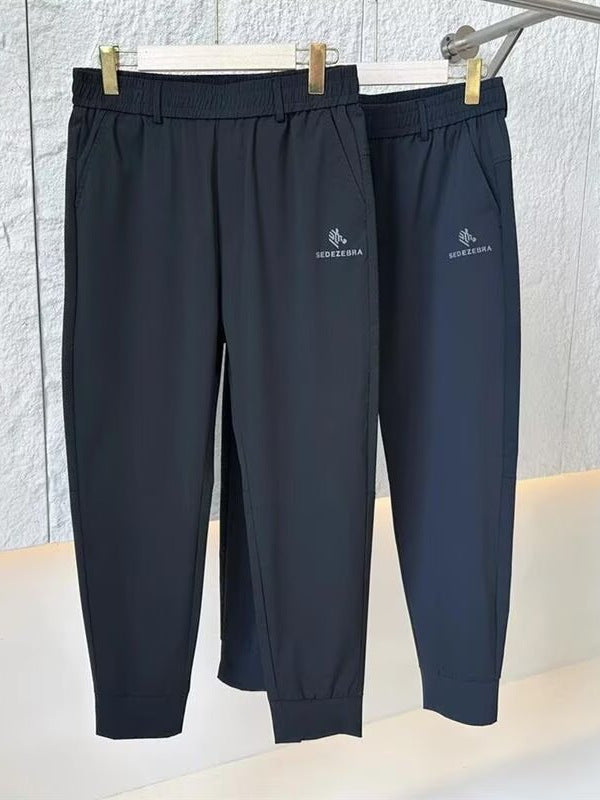 Men's Ultra-Thin Breathable Mesh Straight Sports Jogger Pants