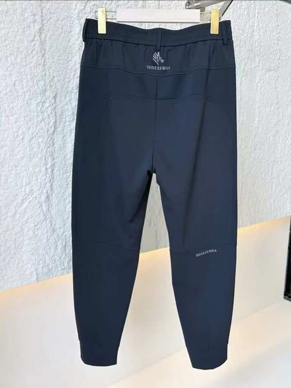 Men's Ultra-Thin Breathable Mesh Straight Sports Jogger Pants