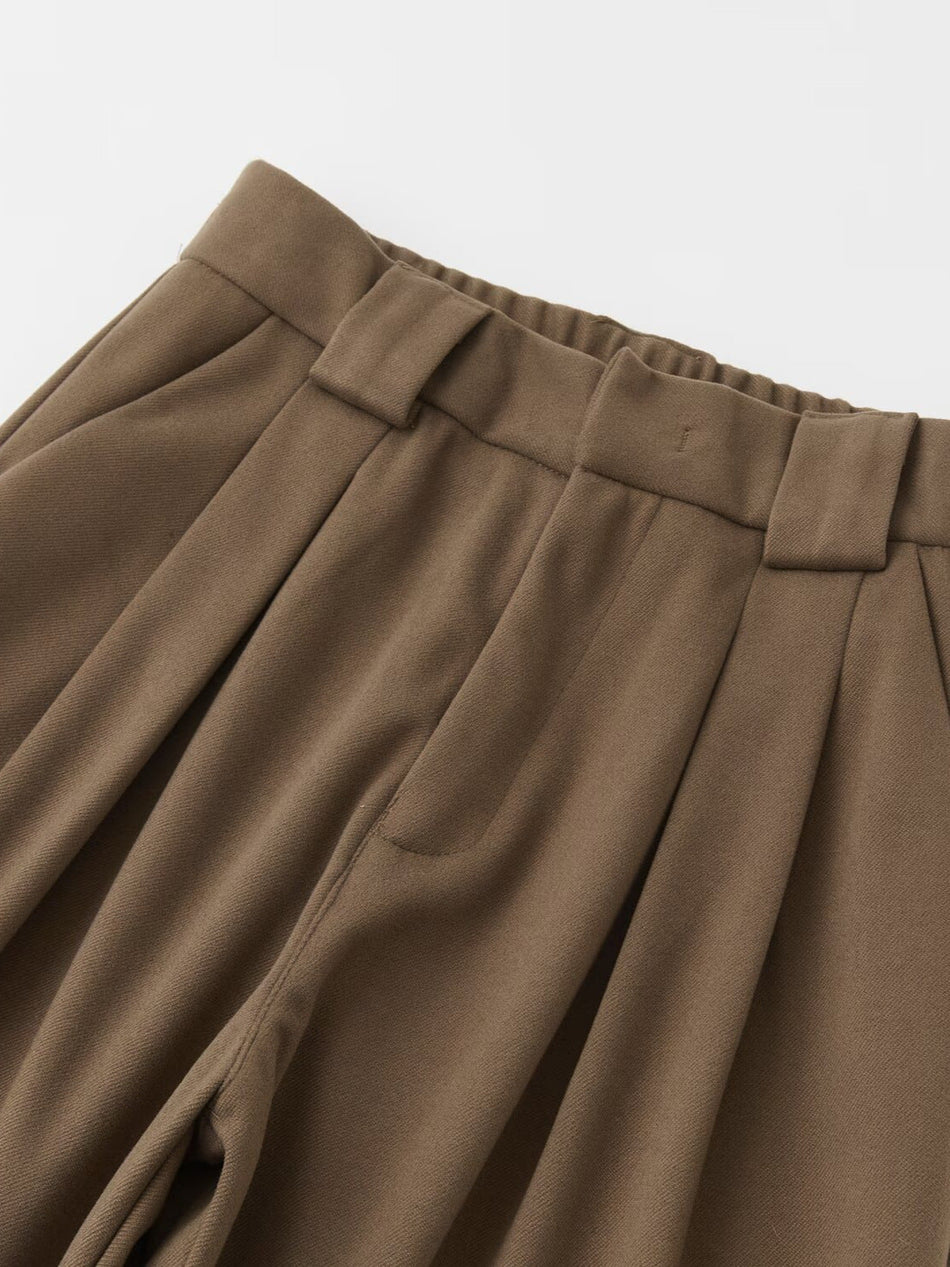 Men's Autumn Loose Straight Draped Wide-Leg Dress Trousers