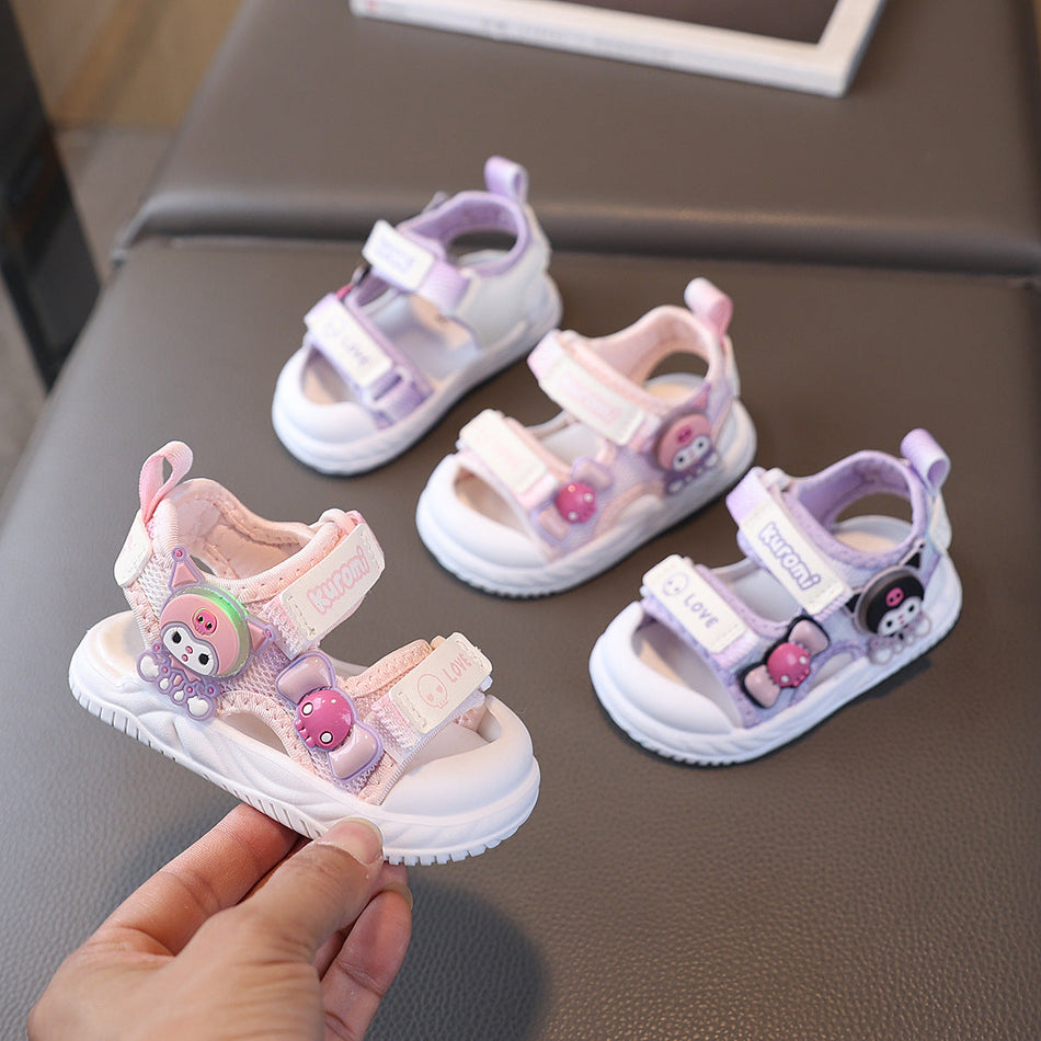 Elegant Princess LED Light Baby Sandals for Toddlers