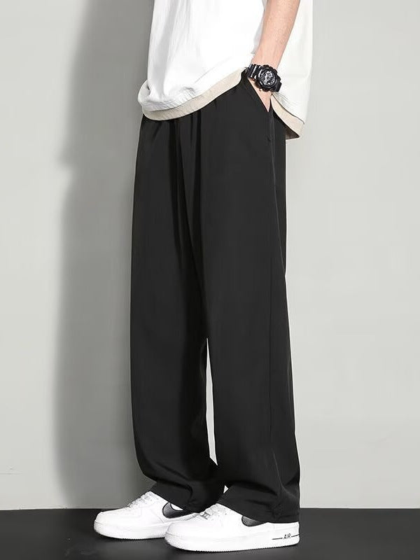 Youth Cool Cotton & Ice Silk Cartoon Loungewear Suit – flat lay