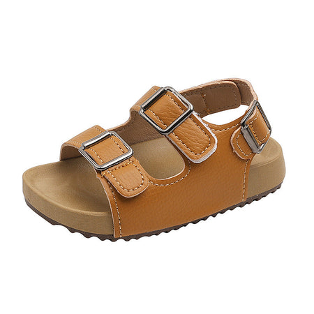 White Premium Open-Toe Summer Beach Sandals for Toddlers