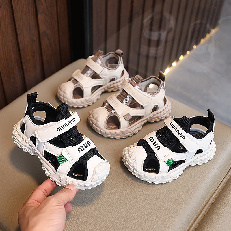 Premium Breathable Closed-Toe Children's Sports Sandals