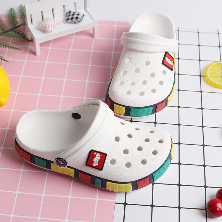 Sapphire Premium Closed-Toe Summer Beach Clogs and Sandals for Children