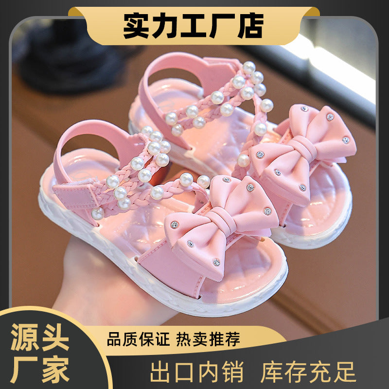 Premium PVC Eco-Friendly Princess Flat Sandals for Girls