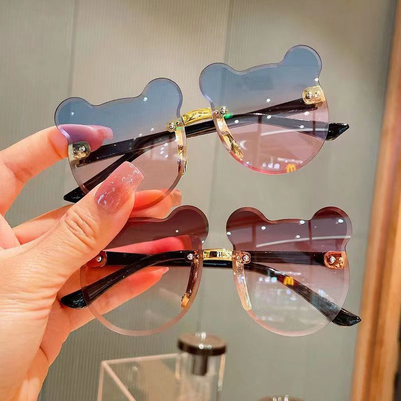 Premium Bear-Ear Fashion Sunglasses with UV Protection for