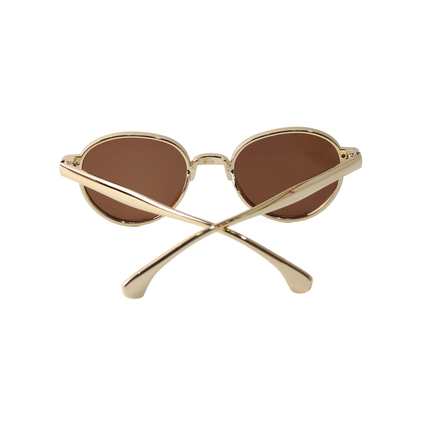 Black Premium "Old Money" Retro Oval Sunglasses for Children