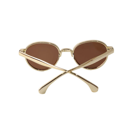 Black Premium "Old Money" Retro Oval Sunglasses for Children