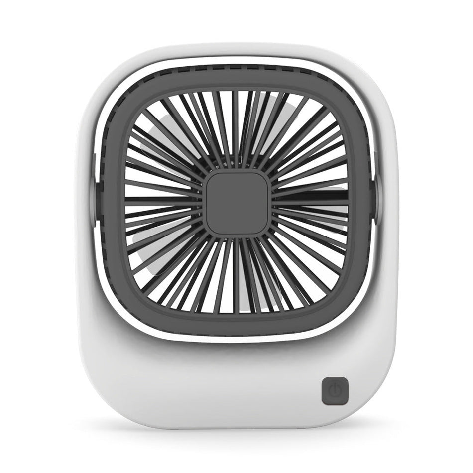 Pink Cute Desktop Mini Fan with USB Charging & Silent Strong Wind Performance – 3.3CM