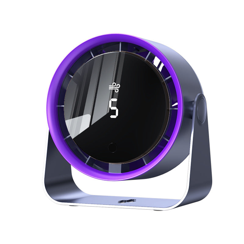 White Silent Desktop Air Circulation Fan with Strong Airflow