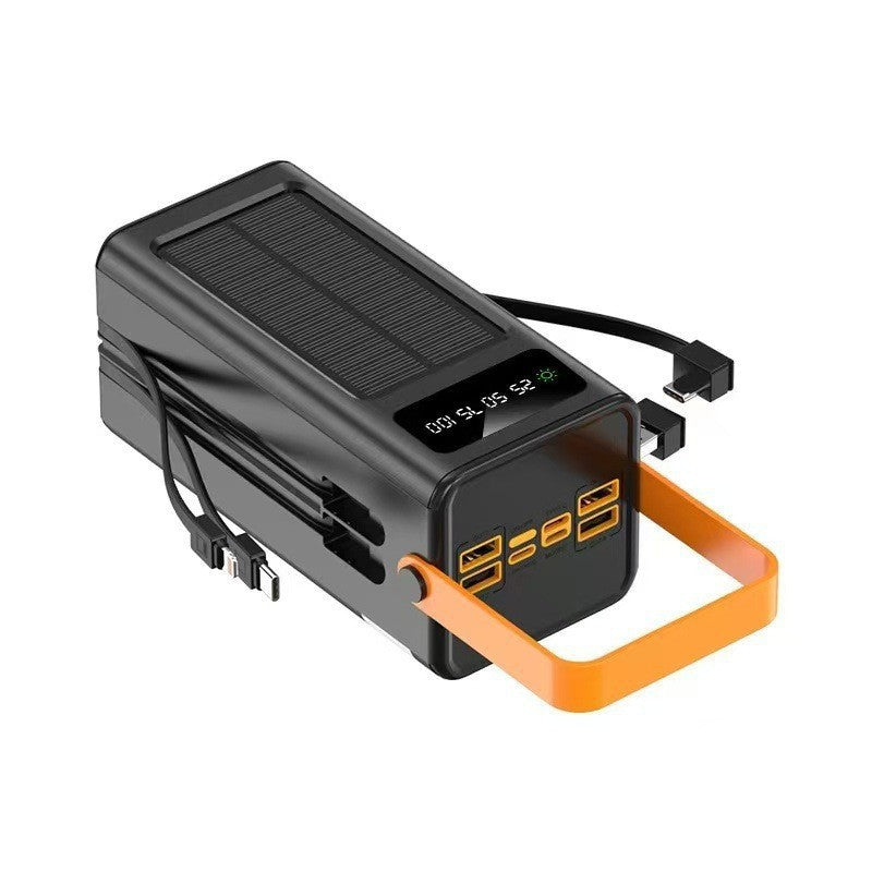 High-Capacity 120W Fast Charging Solar Power Bank