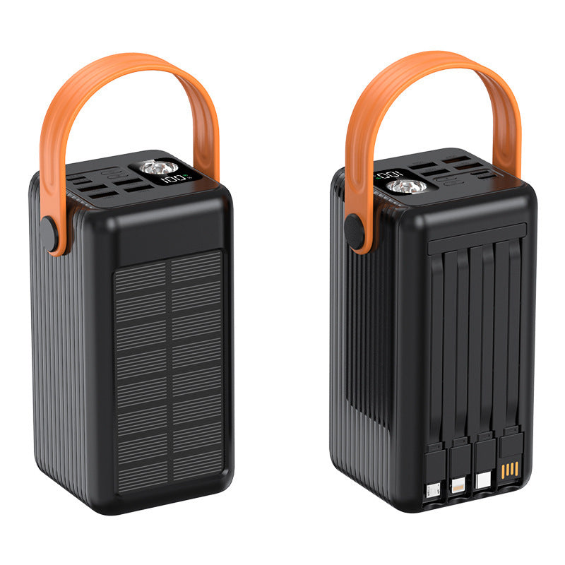 High-Capacity Fast Charging Solar Power Bank