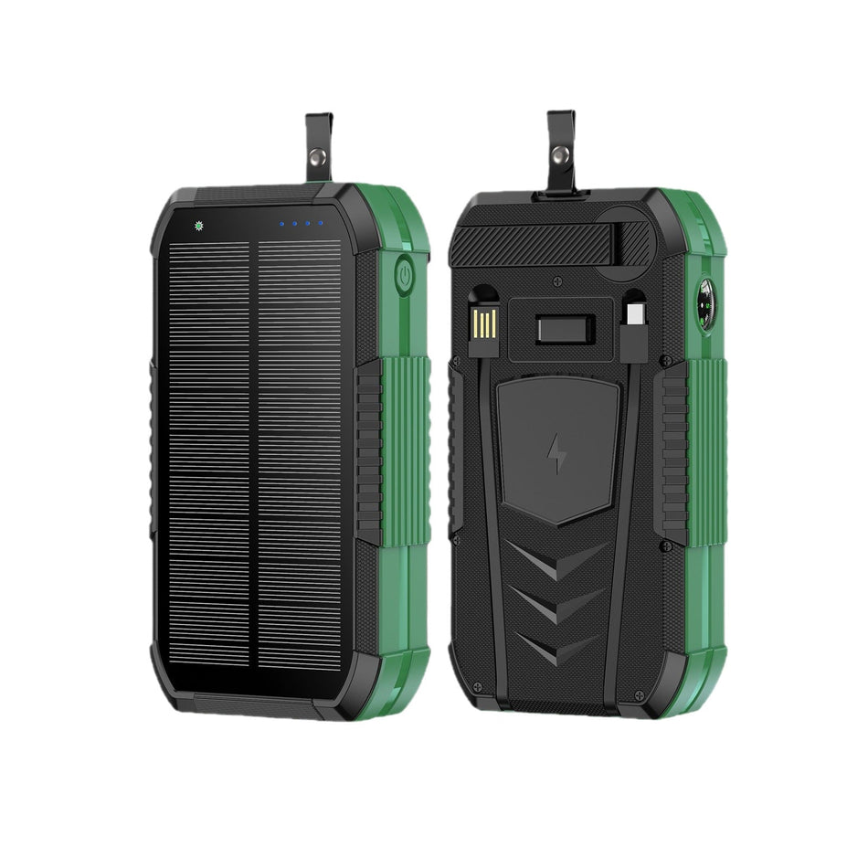 Premium Outdoor "Three-Proof" Hand-Crank Solar Power Bank Kit