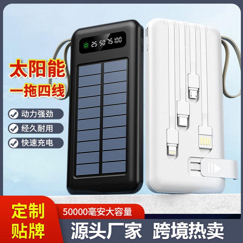 Premium Cross-Border Wholesale 20000mAh Solar Power Bank with
