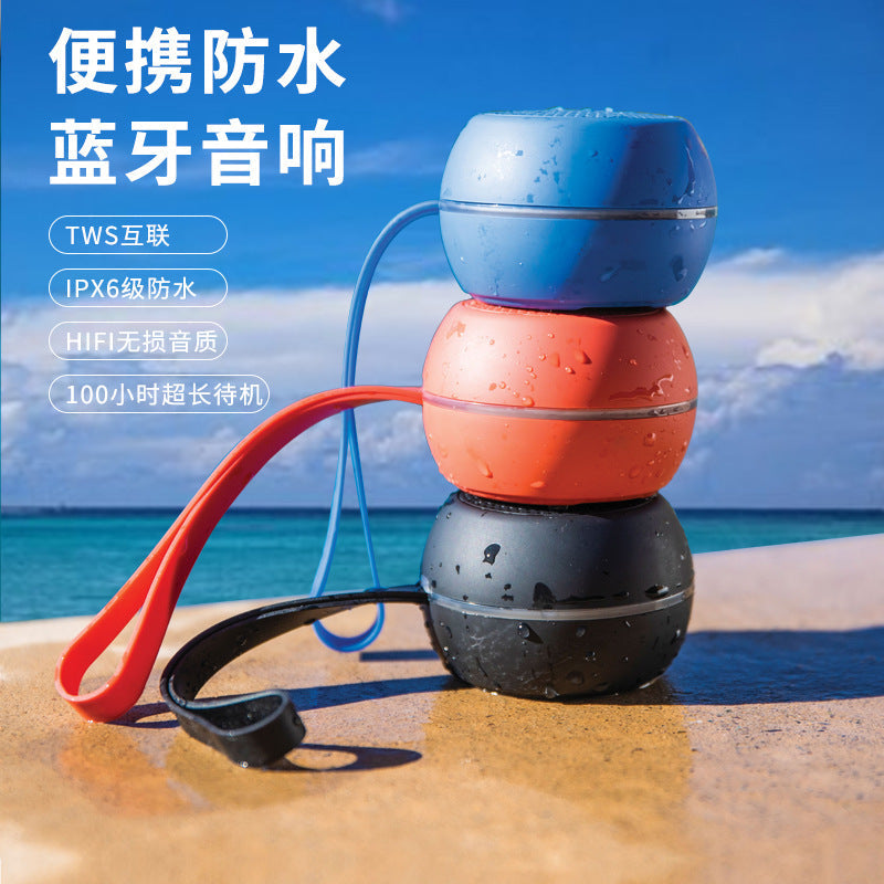 S9 Portable Waterproof Bluetooth Speaker with Wireless Subwoofer