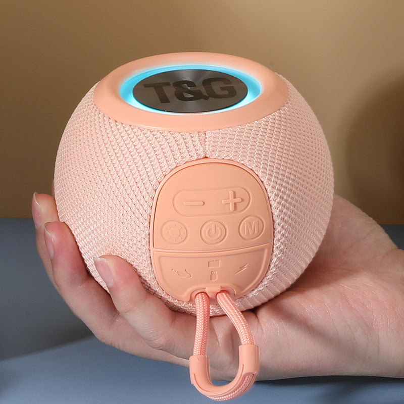 TG337 Round Fabric Desktop Wireless Bluetooth Mini Speaker