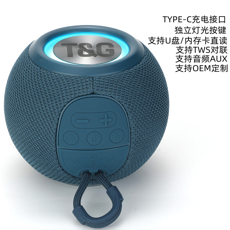 TG337 Round Fabric Desktop Wireless Bluetooth Mini Speaker