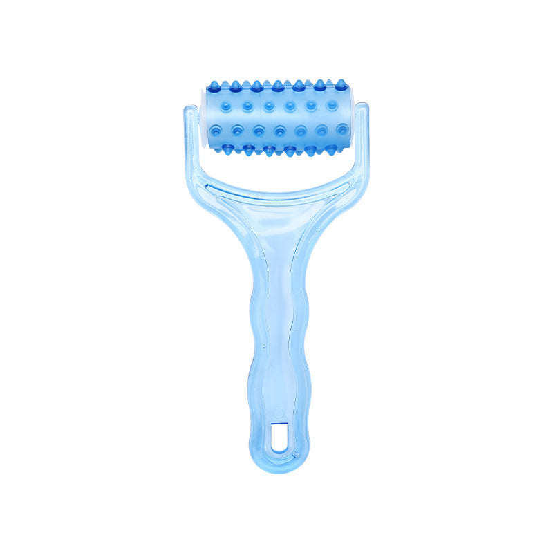 Green Y-type handheld deep-tissue muscle massage roller body massager