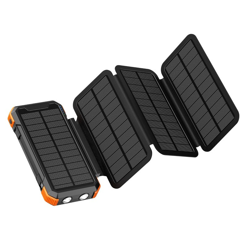 20000mAh Foldable Solar Hand-Crank Wireless Power Bank Outdoor