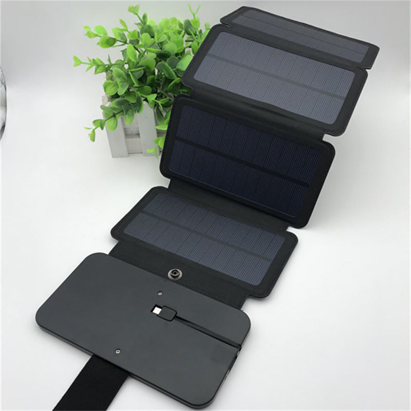 9W Foldable Solar Charger Bag Waterproof Outdoor Power Supply