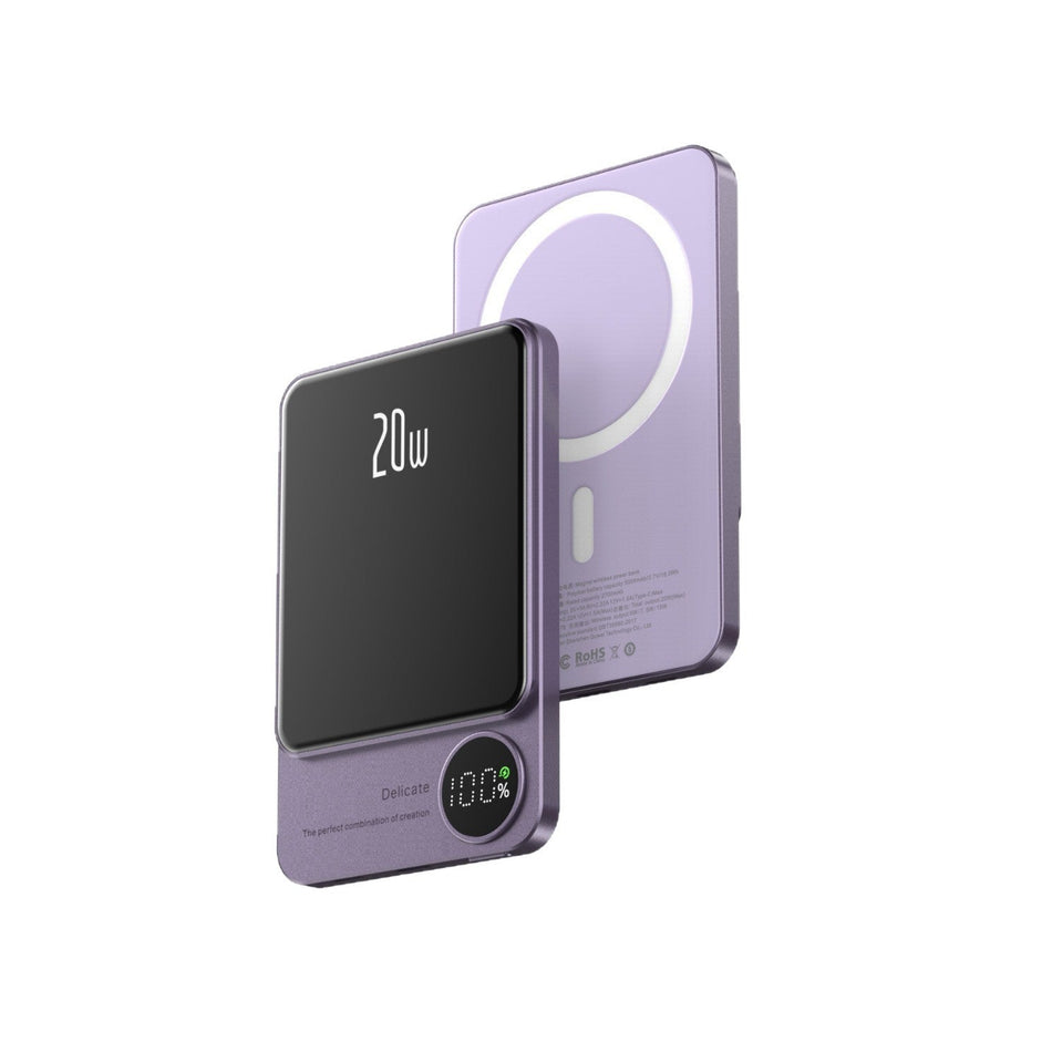10000mAh MagSafe Magnetic Wireless Power Bank Ultra Slim Fast