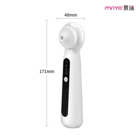 White visual blackhead suction instrument with LED camera for pore cleaning
