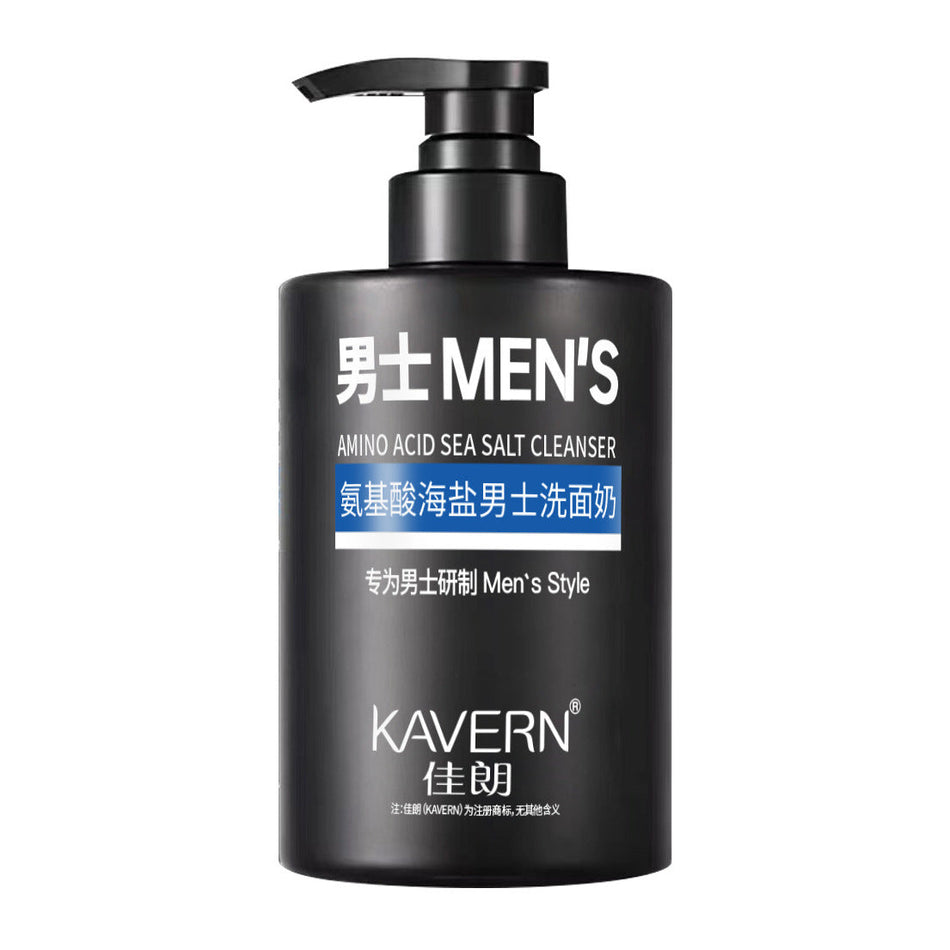 Men's premium amino acid oil control and pore cleansing face wash 550g