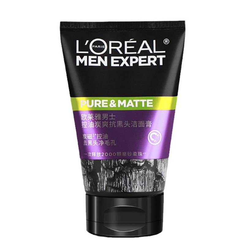 L'Oreal Men's Expert blackhead purifying pore refining cleansing scrub 100ml