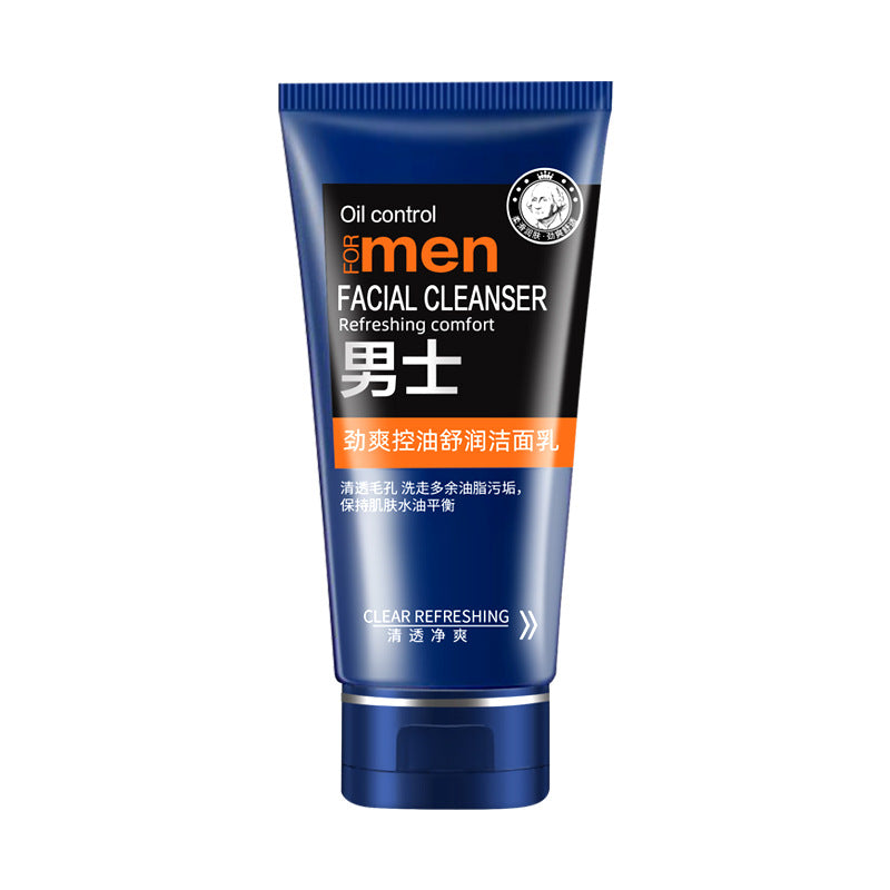 Men's oil control deep cleansing facial moisturizer 120g cleanser