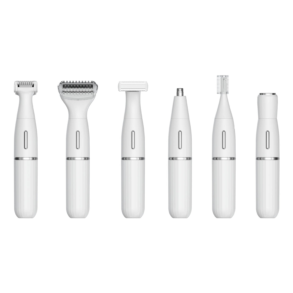 White 4-in-1 Type-C rechargeable wet and dry grooming shaver