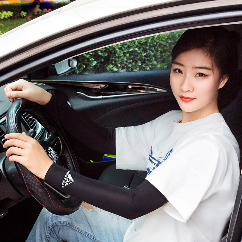 Premium Ice Silk UV Sun Protection Cooling Arm Sleeves