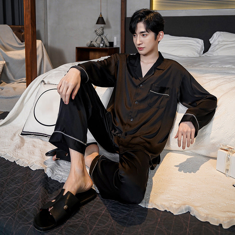 he Executive Heritage Three-Piece Suit | Classic Double-Breasted Tailoring – flat lay