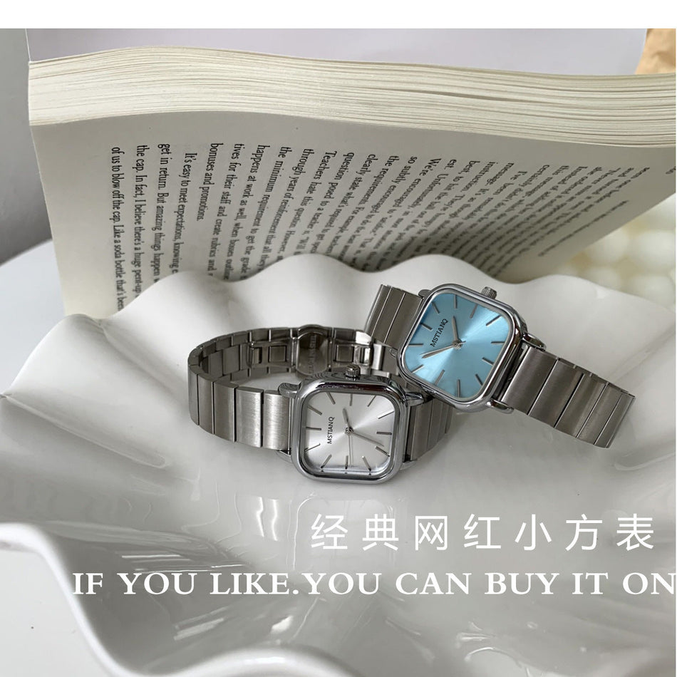 Women's Premium Retro Elegant Square Niche Fashion Wristwatch