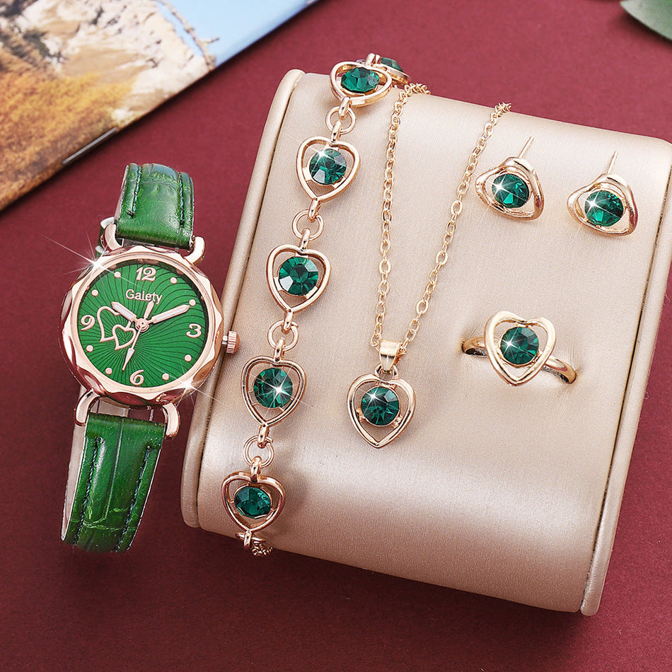 Women's Premium Love-Themed Digital Dial Watch & Non-Fading