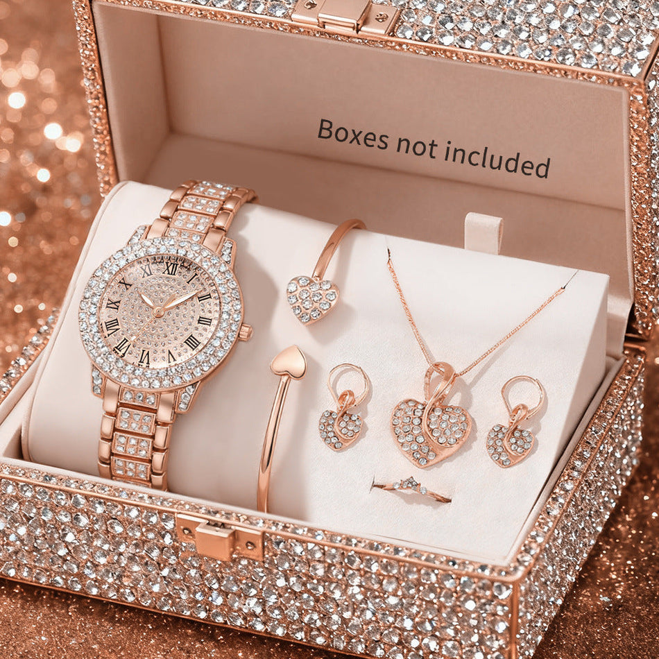 Women's Premium Starry Sky Stone Casual Watch & Jewelry Set