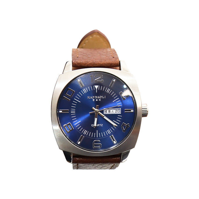 Men's Premium Cross-Border Business Travel Top-Layer Leather