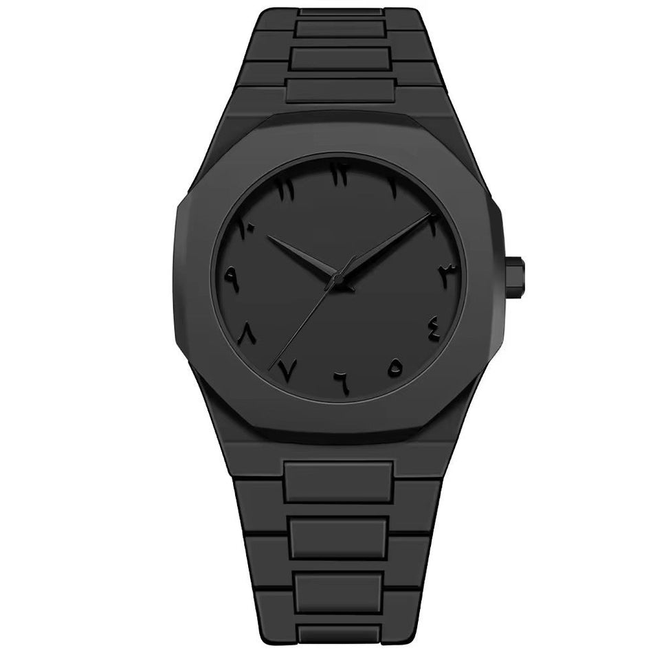 Men's Premium Middle East Edition Matte Black Arabic Numeral