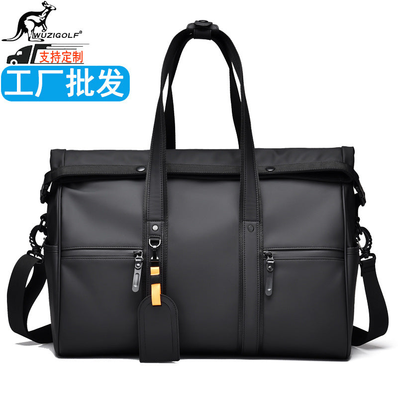Men's Waterproof Business Commuting and Fitness Crossbody Bag