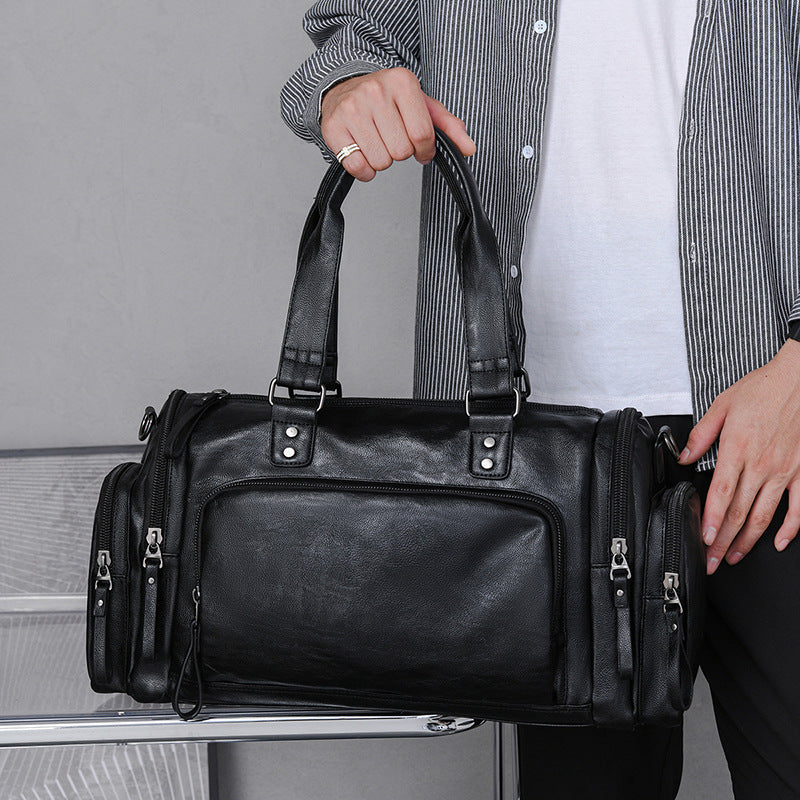 Men's Premium Classic Horizontal Travel Satchel