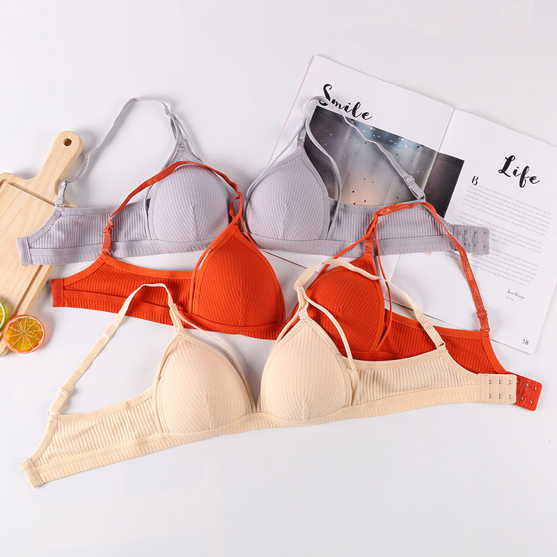 Women’s Lightweight Sling Bra Wireless Push-Up Seamless Beautiful