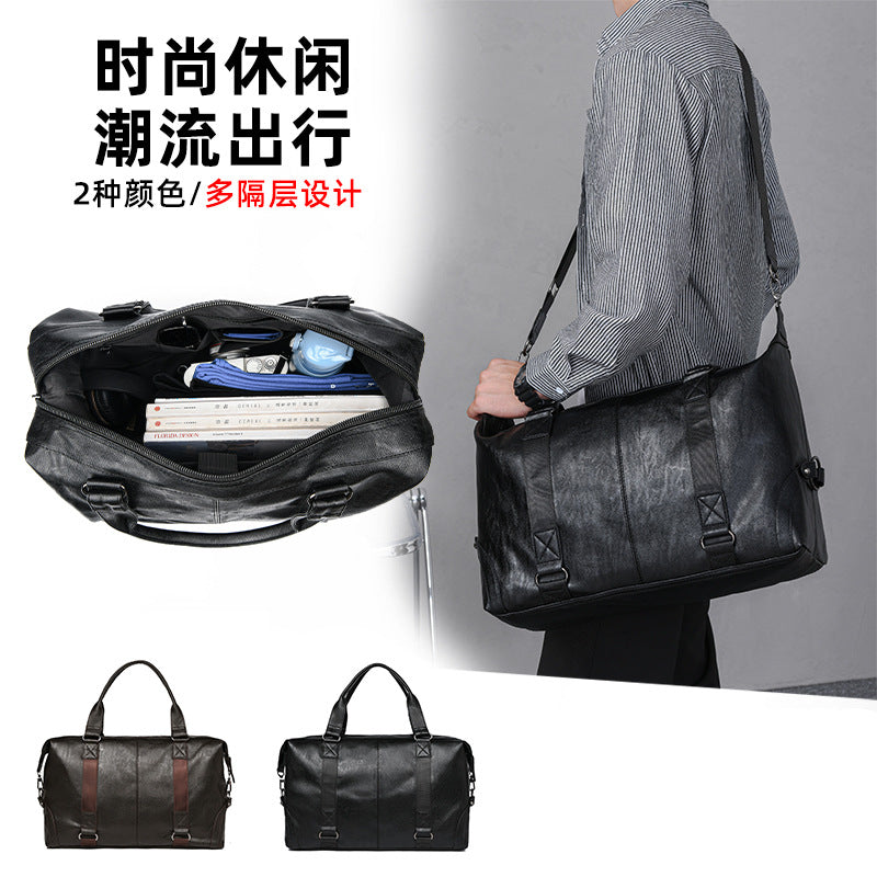Premium Unisex PU Leather Dry-Wet Separate Yoga and Fitness Bag