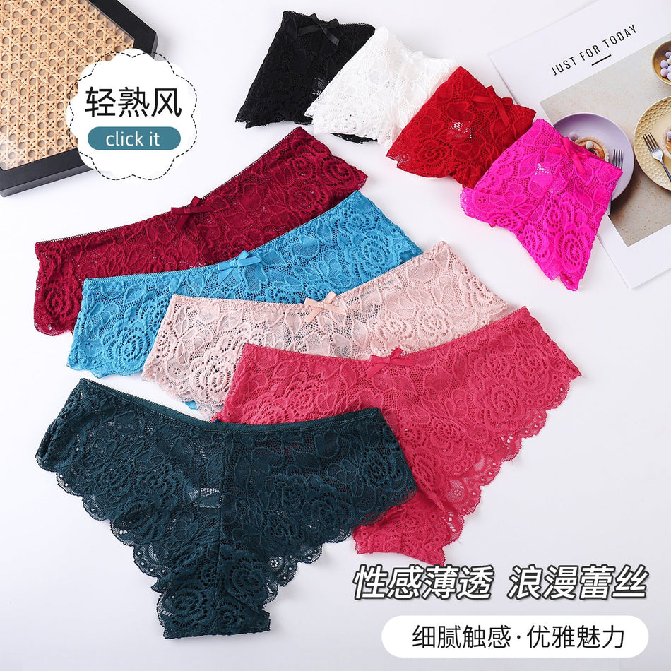 PACK OF 9-Women’s Lace Jacquard Bra Lightweight Breathable Sexy