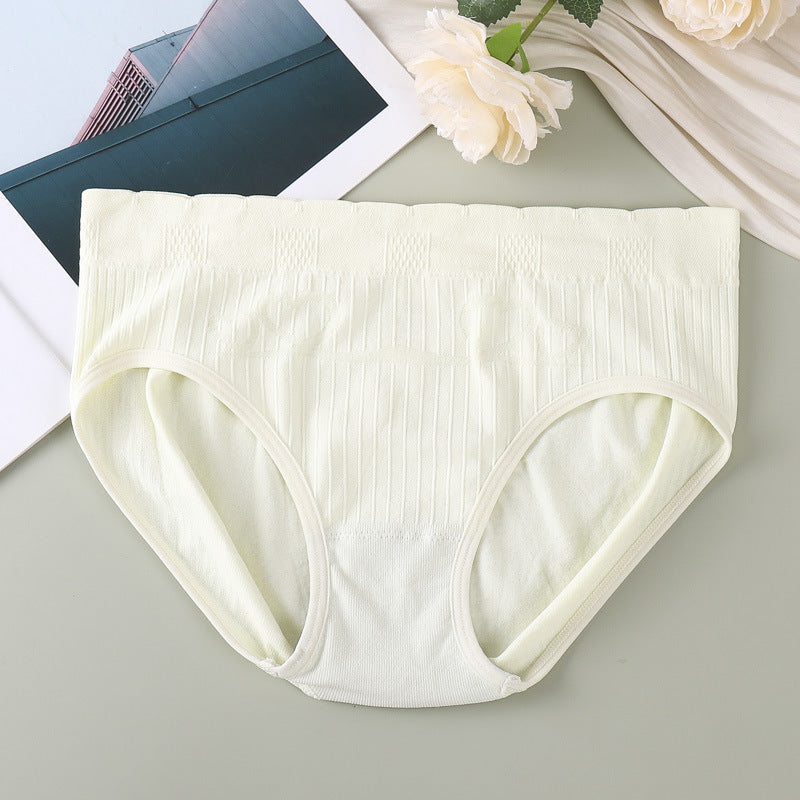 PACK OF 5 Women's Cotton Antibacterial Mid-Waist Briefs Plus Size