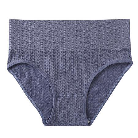 Pack of Women’s Seamless High-Waist Cotton Antibacterial Triangle Briefs Comfort Fit