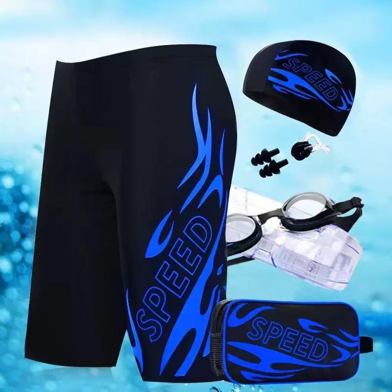 Men's Premium Five-Piece Swimming Suit & Equipment Set