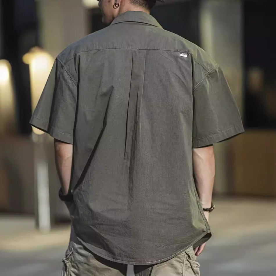 Men's Premium Summer American Retro Multi-Pocket Casual Workwear