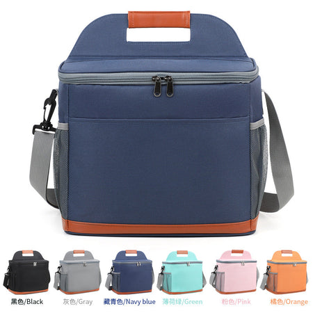 Pink Portable Insulated Picnic Bag with Aluminum Foil Lining