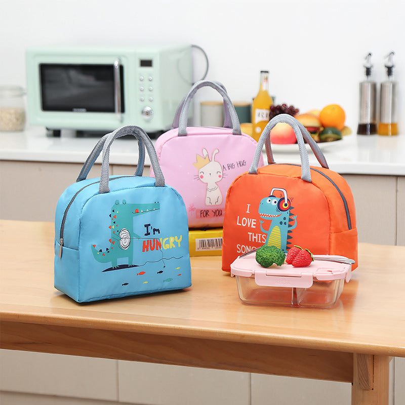 Japanese Cartoon Insulated Lunch Bag with Portable Handle