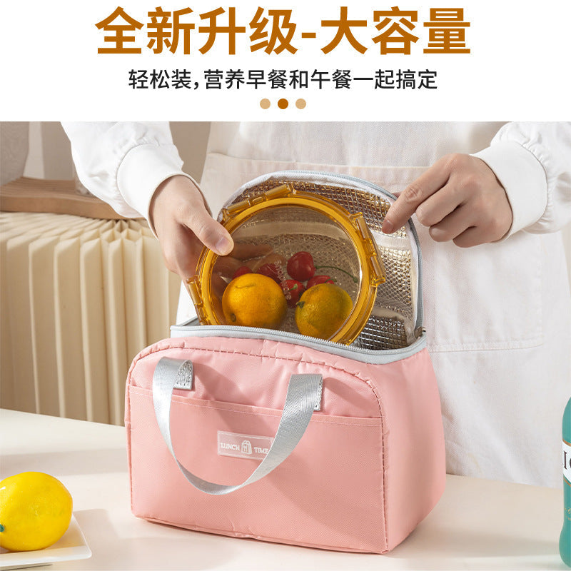 Waterproof Oxford Insulated Lunch Bag for Kids and Office